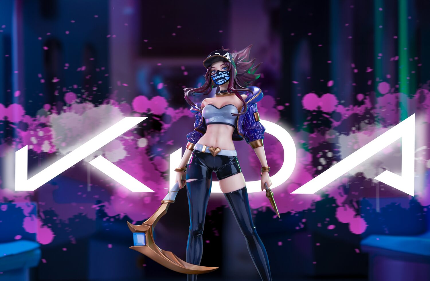 Riot Store Japanより「K/DA アカリ プレミアム 1/7 スタチュー」の 